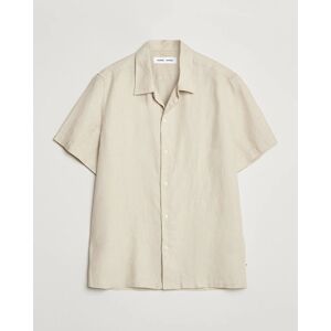 Samsøe Samsøe Saavan Linen Short Sleeve Shirt Castle Wall