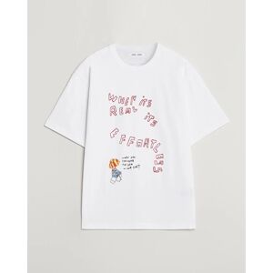 Samsøe Samsøe Sagiotto Printed Crew Neck T-Shirt White Effortless