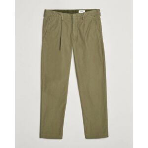 NN07 Bill Cotton Trousers Capers Green