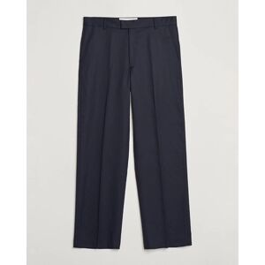 A Day's March Edward Relaxed Wool Trousers Navy