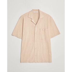 A Day's March Yamu Knitted Herringbone Shirt Oyster