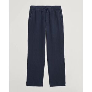 A Day's March Tamiat Drawstring Linen Trousers Navy