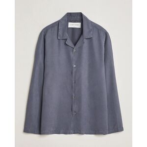 A Day's March Chase Camp Collar Lyocell Shirt Dark Grey