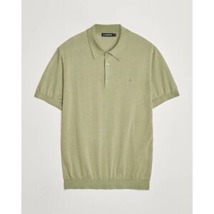 J.Lindeberg Ridge Lyocell Silk Polo Oil Green