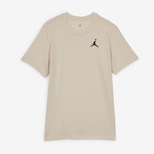 Jordan Tee Shirt Jumpman Embroidery beige s homme