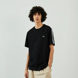 Lacoste Tee Shirt Turtle Neck Small Logo noir/blanc xs homme