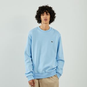 Lacoste Sweat Crew Classic Logo bleu ciel l homme