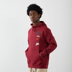 Nike Hoodie Bb Stack bordeaux xl homme