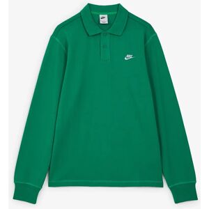 Nike Tee Shirt Ls Polo Club vert/blanc l homme