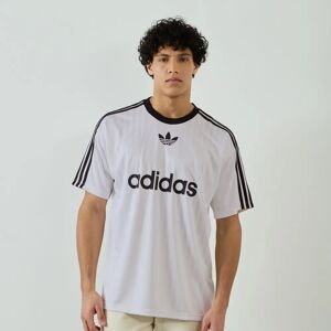 Adidas Originals Tee Shirt Jersey 3 Stripes blanc xs homme
