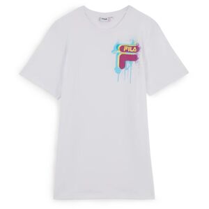 Fila Tee Shirt Splashing Logo blanc/violet/bleu m homme