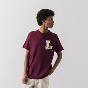 Mitchell & Ness Tee Shirt Lakers Letterman Script bordeaux s homme