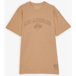 Mitchell & Ness Tee Shirt Lakers Washed beige m homme