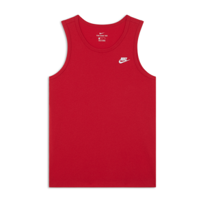 Nike Debardeur Club Small Logo rouge/blanc l homme - Publicité