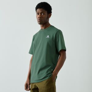 Converse Tee Shirt Star Chevron Embroidered vert xs homme