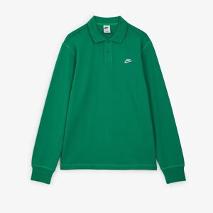 Nike Tee Shirt Ls Polo Club vert/blanc l homme