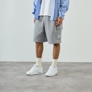 Nike Short Molleton Cargo gris xs homme