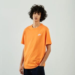 Nike Tee Shirt Club orange/blanc xs homme