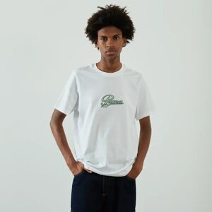 Puma Tee Shirt Satin Logo blanc/vert xs homme