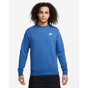 Nike Sweat-shirt Nike Sportswear Club Fleece Bleu Azur Homme - BV2662-480 Bleu Azur M male