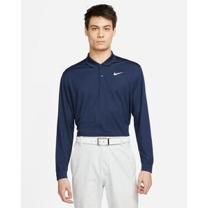 Nike Polo manches longues Nike Dri-FIT Bleu Marine Homme - DN2344-419 Bleu Marine M male