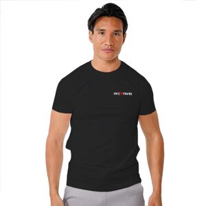 Legend Is Born T-shirt Strech Manches Courtes Homme Noir - Eric Favre sur les zones a affiner par de legers massages (cuisses