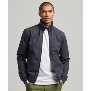 Superdry pour homme. M5011659A Veste Bermber avec col tricoté marine (XXL), Casuel, Coton, Manche longue, Durable - Publicité