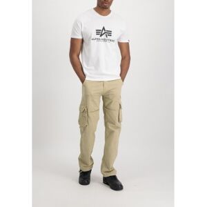 Alpha INDUSTRIES pour homme. 100501 T-shirt blanc avec logo (XXL), Casuel, Coton, Manche courte - Publicité