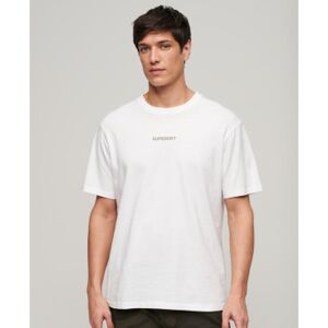 Superdry pour homme. M6010803A T-shirt ample avec micro-impression blanche (3XL), Casuel, Coton, Manche courte - Publicité