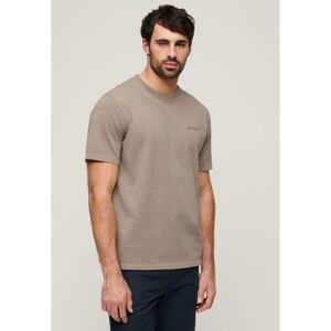 Superdry pour homme. M6010810A T-shirt ample avec logo surdimensionné taupe (3XL), Casuel, Coton, Manche courte - Publicité