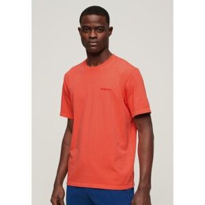 Superdry pour homme. M6010810A T-shirt ample avec logo surteinté rouge (3XL), Casuel, Coton, Manche courte - Publicité