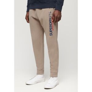 Superdry pour homme. M7011103A Pantalon de jogging avec logo Sportswear marron (XXL), Casuel, Coton - Publicité