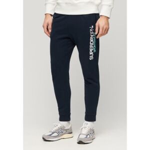Superdry pour homme. M7011103A Pantalon de jogging avec logo Sportswear Navy (XXL), Casuel, Coton, Marine - Publicité
