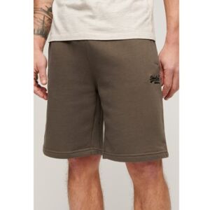 Superdry pour homme. M7110427A Essential Logo Knitted Shorts Brown (L), Marron, Casuel, Coton - Publicité