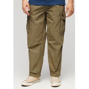 Superdry pour homme. M7011133A Pantalon ample Parachute taupe (30/32), Casuel, Coton - Publicité