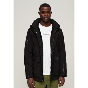 Superdry pour homme. M5011840A Parka à capuche coupe-vent City noir (XXL), Casuel, Polyester, Manche longue - Publicité