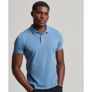 Superdry pour homme. M1110345A Polo Vint Destroy bleu (L), Casuel, Coton, Manche courte - Publicité