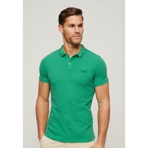 Superdry pour homme. M1110345A Polo vert détruit (3XL), Casuel, Coton, Manche courte - Publicité