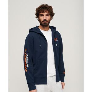 Superdry pour homme. M2013534A Sweatshirt ample Sportswear navy (M), Casuel, Coton, Manche longue, Marine - Publicité