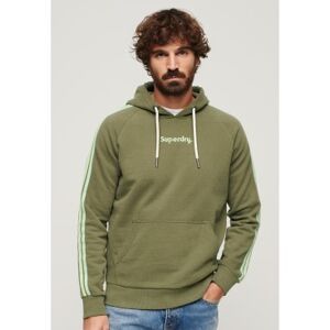 Superdry pour homme. M2013568A Sweat-shirt rayé vert Terrain (L), Casuel, Coton, Manche longue, Durable - Publicité