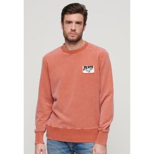 Superdry pour homme. M2013682A Sweat-shirt ample Mechanic orange (L), Casuel, Coton, Manche longue - Publicité