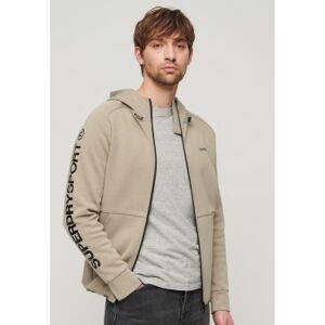 Superdry pour homme. M2013531A Sweat-shirt logo Sport Tech beige (S), Casuel, Coton, Manche longue - Publicité