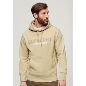 Superdry pour homme. M2013520A Sweat à capuche avec logo Sportswear beige (3XL), Casuel, Coton, Manche longue - Publicité