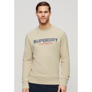 Superdry pour homme. M2013529A Sweat-shirt ample Sportswear beige (3XL), Casuel, Coton, Manche longue - Publicité