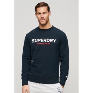 Superdry pour homme. M2013529A Sweatshirt ample Sportswear navy (M), Casuel, Coton, Manche longue, Marine - Publicité