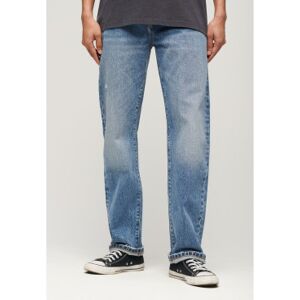 Superdry pour homme. M7011007A Jean bleu à coupe droite (32/34), Casuel, Coton, Denim - Publicité