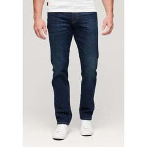 Superdry pour homme. M7010887A Coupe droite, slim jeans Vintage navy (28/34), Casuel, Coton, Denim, Le coton biologique, Durable, Marine - Publicité