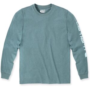 Carhartt Logo Longsleeve ( Longsleeve ) Turquoise taille : S