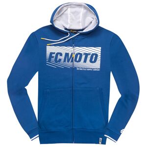 FC-Moto Waving Sweat a capuche Zip Blanc Bleu taille : S