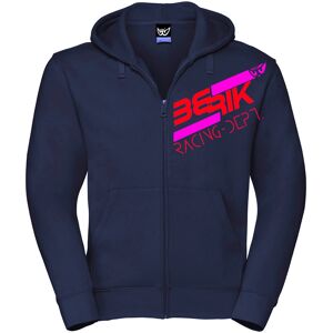 Berik Racing Sweat a capuche Zip Rouge Bleu taille : S